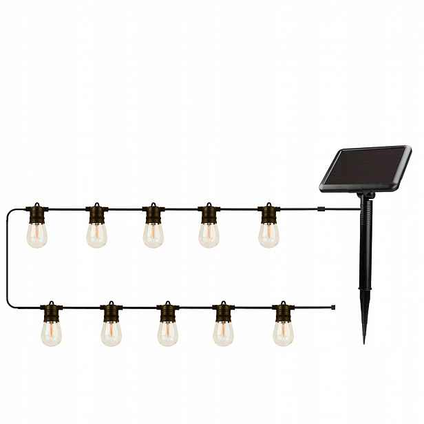 Forever S Led Solárními Lampami Pro Zahradu A Terasu 7 5 M, 10 Žárovek