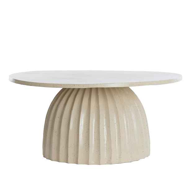Kovový kulatý odkládací stolek ø 70 cm Veglia – Light & Living