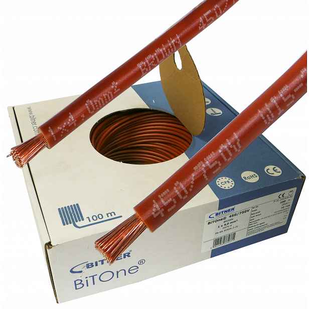 Kabel Lgy 4 hnědý Bitone 1x4 100 m