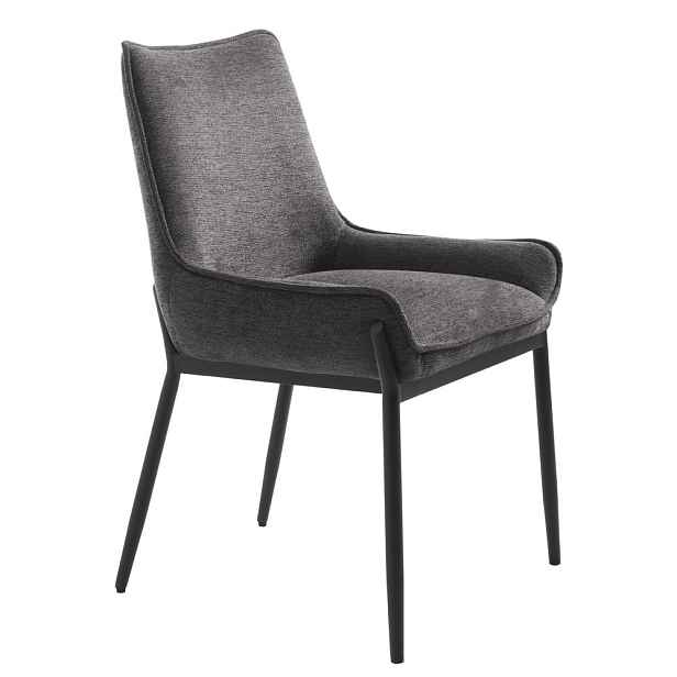 Tmavě šedá jídelní židle Calgary – Unique Furniture