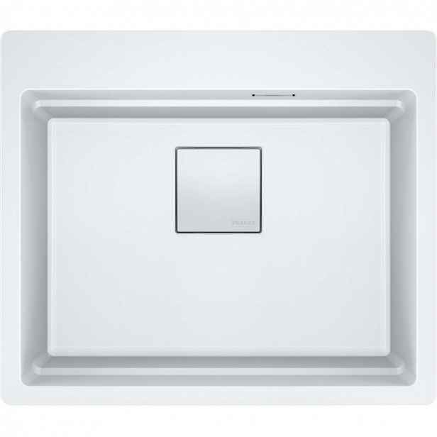 Franke Kubus 2 Pro - Fragranitový dřez KNG PRO 610-53, bílá-led 114.0749.421