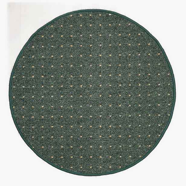 Kusový koberec Udinese zelený kruh, 57x57 (průměr) kruh, zelená, chodba / předsíň, Condor Carpets