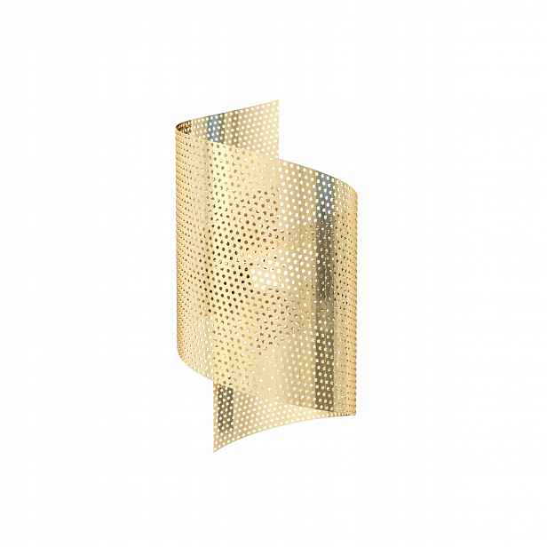 Nástěnná lampa Inez Ažurová Zlatá Kovová 1xG9 lampa Originální design