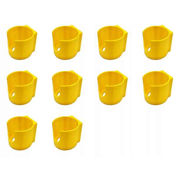 Nástěnný držák na šroubovák kompatibilní s Dewalt univerzální žlutím 10 ks