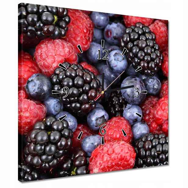 Hodiny 40x40 Šťavnaté ovoce