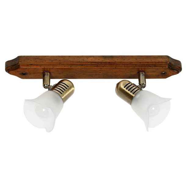 Stropní svítidlo Coloseo 2X40W R50 E14 tmavé dřevo