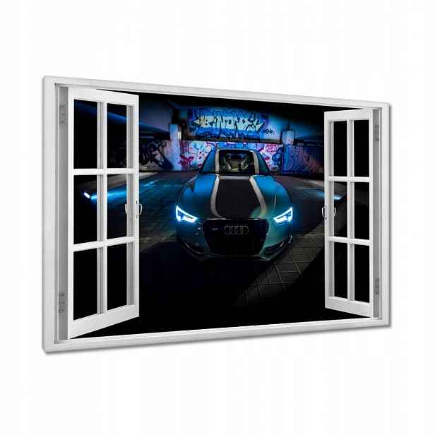 Obrazy 90x60 Modré Audi Auta
