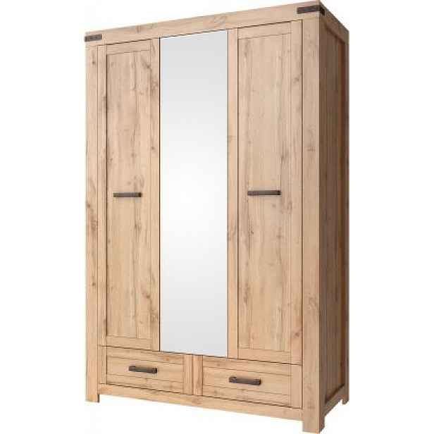 Skříň se zrcadlem Mountart 3D2S