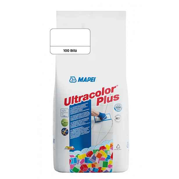 Spárovací hmota Mapei Ultracolor Plus 100 bílá 2 kg