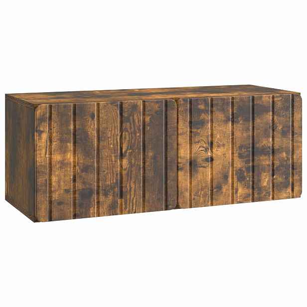 vidaXL Nástěnná TV skříň 78,5 x 31 x 30 cm Kouřový dub