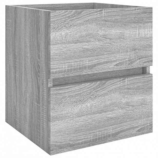 vidaXL Skříňka pod umyvadlo šedá sonoma 41x38,5x45 cm kompozitní dřevo
