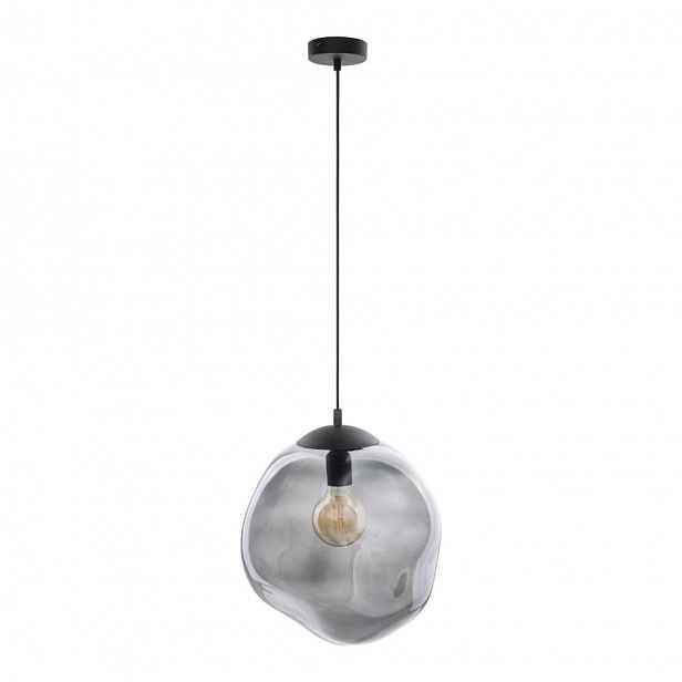 Závěsná stropní lampa Grafitové stínítko E27 s regulací pro Tk Lighting