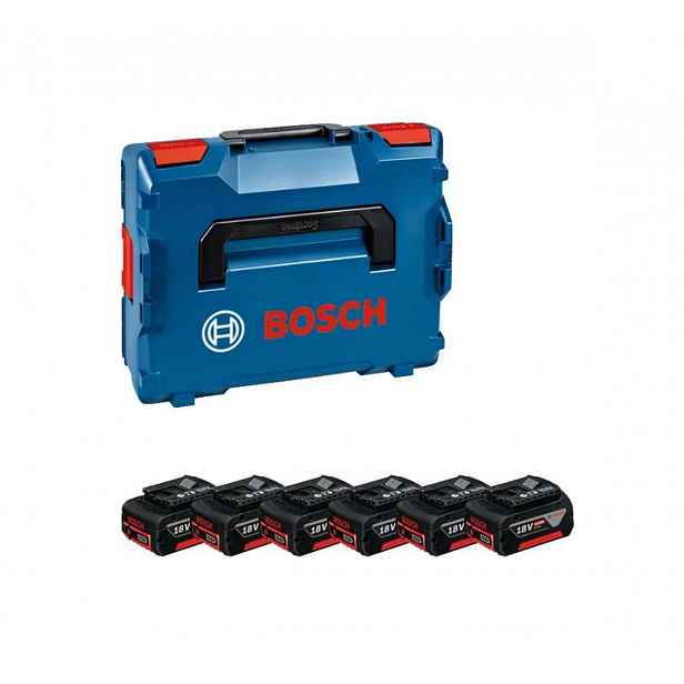 Bosch - 18V akumulátor GBA 4,0 Ah, 6 ks 1600A02A2S