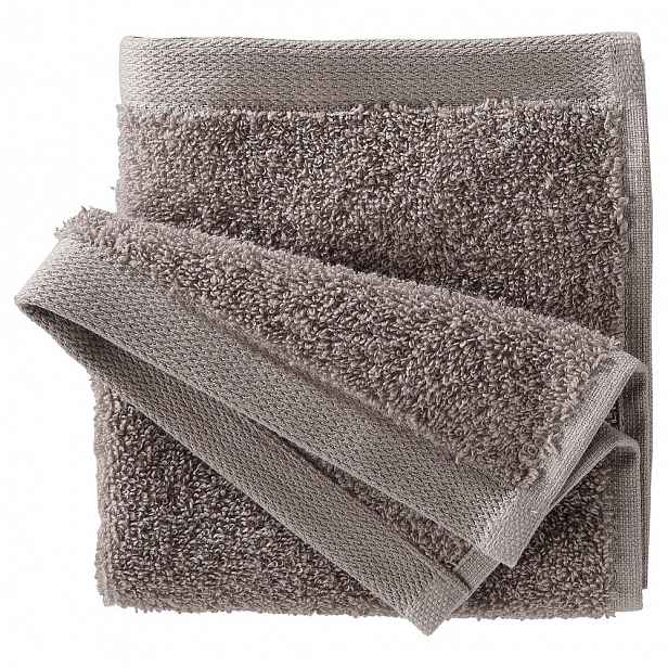 Butlers FABULOUS Ručník 30 x 30 cm - šedohnědá