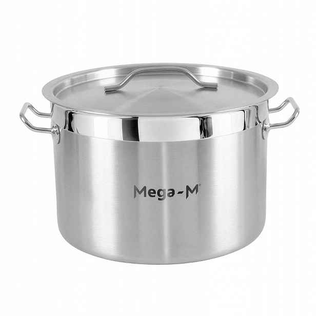 Hrnec Z Nerezové oceli s poklicí 17 l, průměr 32 cm, střední Mega-M Pro