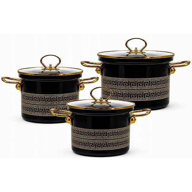 Sada Hrnců Set Hrnců Smalt 6 El Klasické Zilner