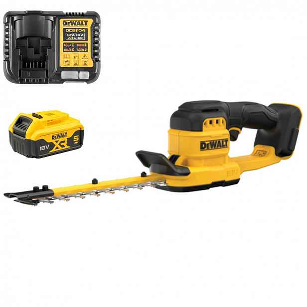 Akumulátorové nůžky na keře DeWALT DCMHT520P1-SK 18V 20 cm Xr 1x5Ah