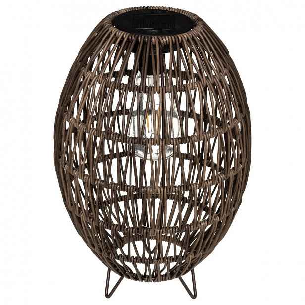 Solární lampa Dekorativní pletený kryt, pevný
