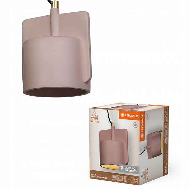 Závěsné Stropní Svítidlo Dekorativní E27 Převis Růžový Decor Ledvance