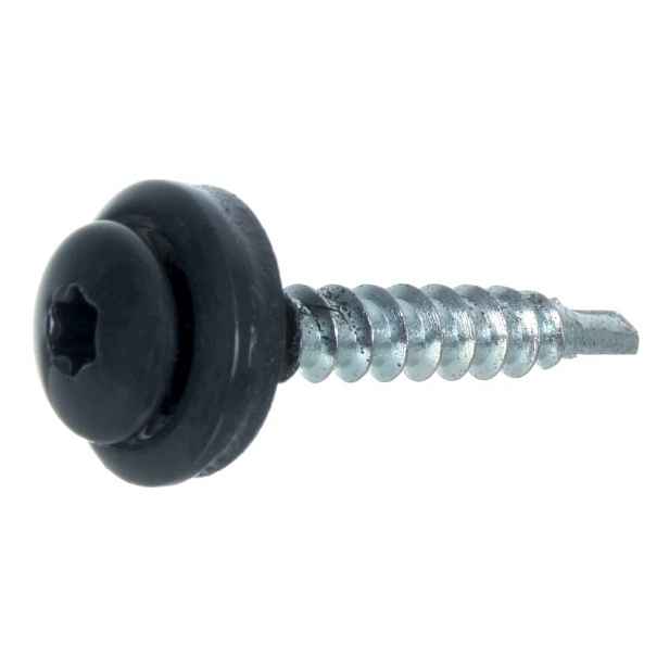 Farmářské vruty do kovu Torx 4,8x20 mm Ral 7016 Epdm 250 ks Ce Najder