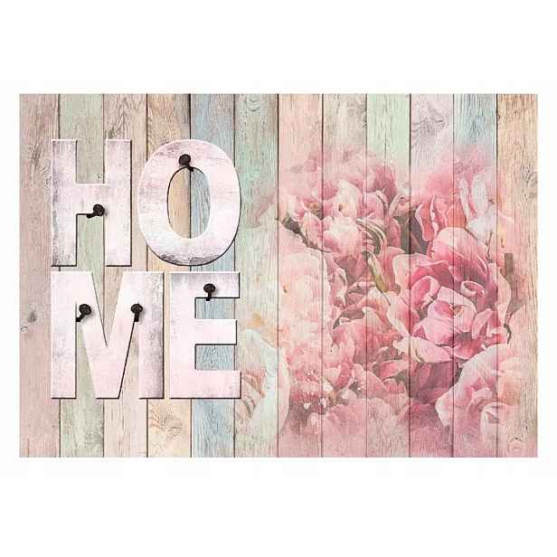 Fototapeta Nápis Desky Imitace Home Dům 254x184