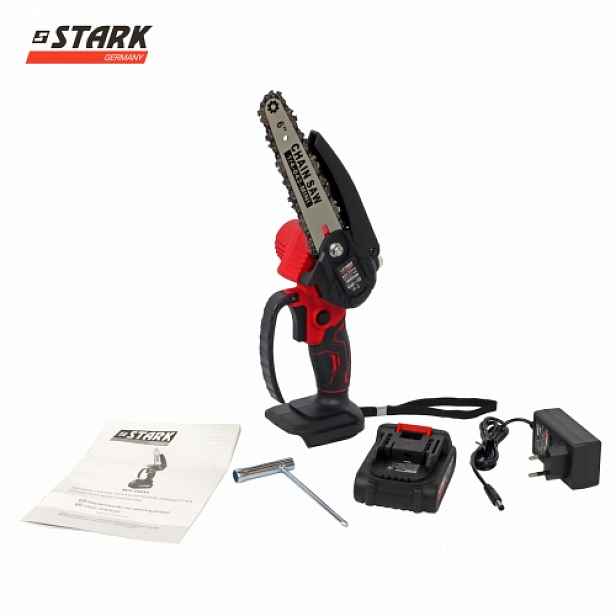 Řetězová pila mini akumulátorová 21V 6" Stark S&r