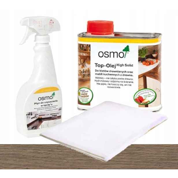 Osmo Sada Top olej, čisticí prostředek, hadřík