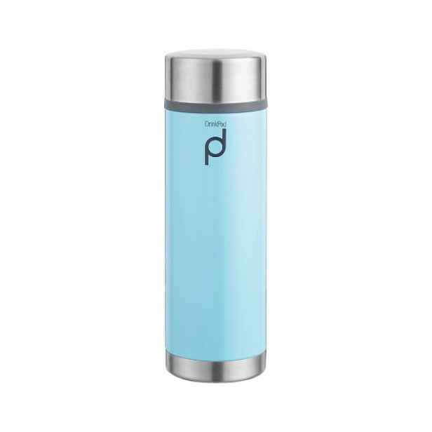 "DrinkPod" tepelně izolační láhev z nerezové oceli, 350 ml, modrá - Gr