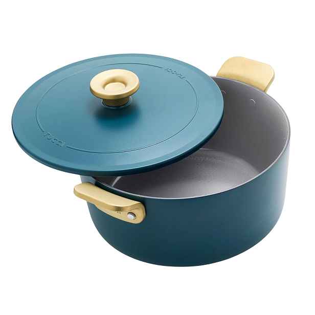 GreenPan Hrnec s nepřilnavým keramickým povrchem na pomalé vaření, Stanley Tucci, Ø 26 cm / 6,5 l, zelená CC007798-004