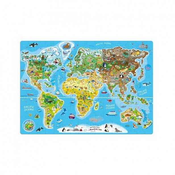 Popular Puzzle Mapa světa, 160 dílků