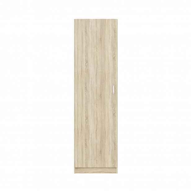 Úzká šatní skříň do předsíně 51 cm ROSHARON - dub sonoma