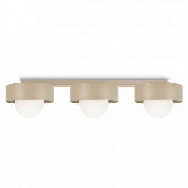 Stropní Svítidlo Lustr Stropní Svítidlo Loft Béžová 3xG9 Skleněné koule Modern Luxolar