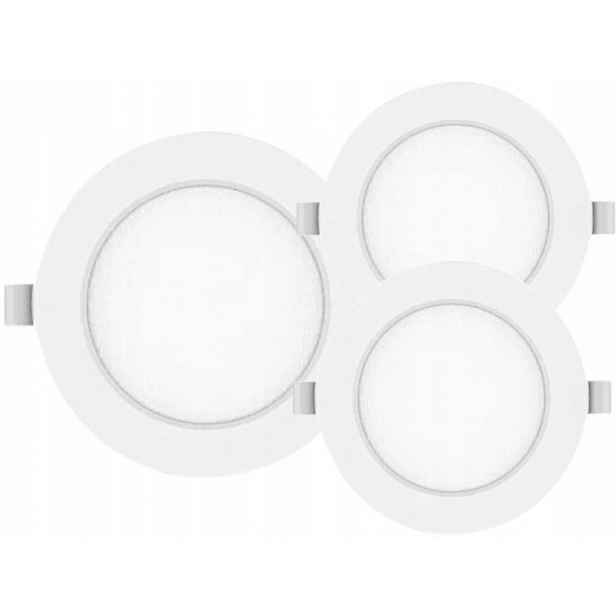 3x Led zapuštěný panel 12W Objímka 4000K na stropní svítidlo pro M-System