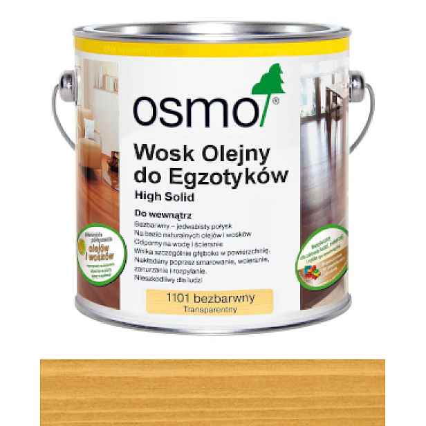 Osmo 1101 Vosk exotický 2,5 l Bezbarvý