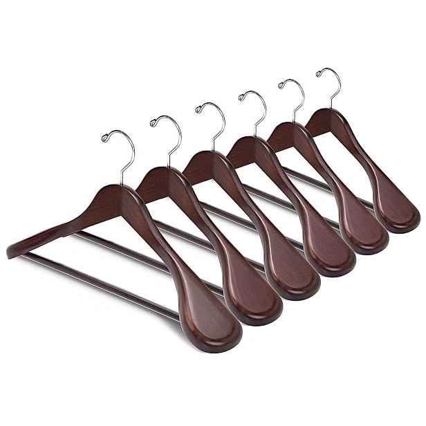 Věšáky Amber Home Retro Antické 445 cm 58 cm Dřevěné 10 kusů