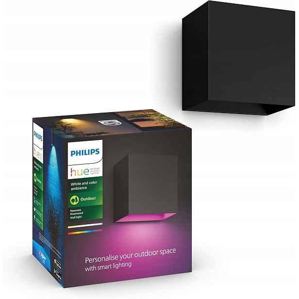 Zahradní nástěnné Led svítidlo Philips Hue Resonate 8W Rgb Tw Smart