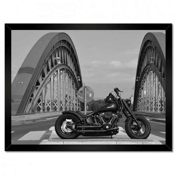 Plakáty v rámu 40x30 Harley Davidson Motocykl