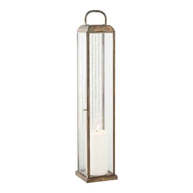 Kovová/skleněná lucerna (výška 60 cm) Herslev – House Nordic