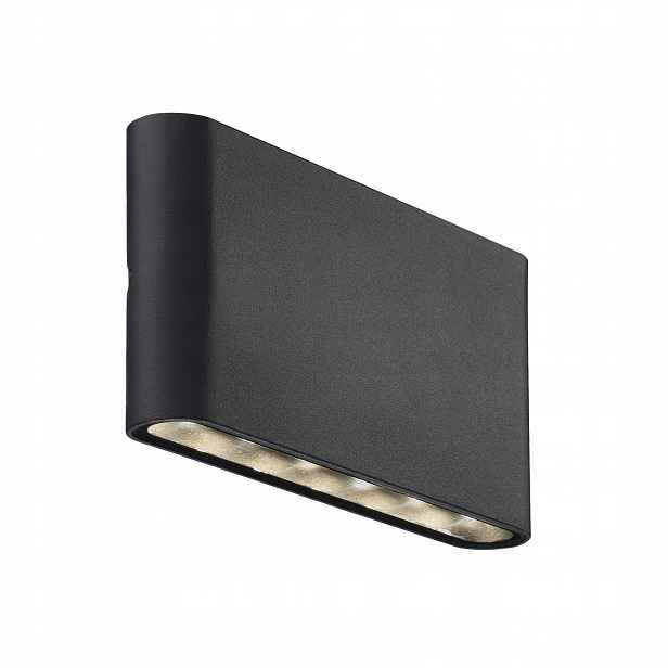 Nástěnná nástěnná lampa Černá Led 8.5W IP54 3000K Kinver Nordlux