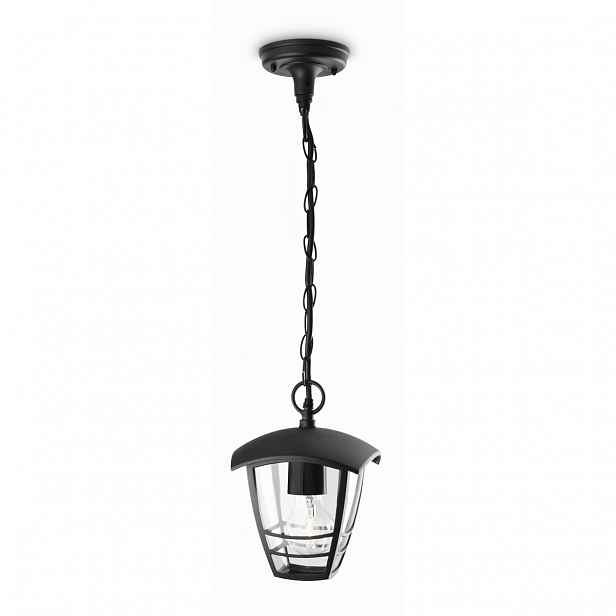 Philips 15386/30/16 Creek Venkovní závěsné svítidlo 82 cm, černá