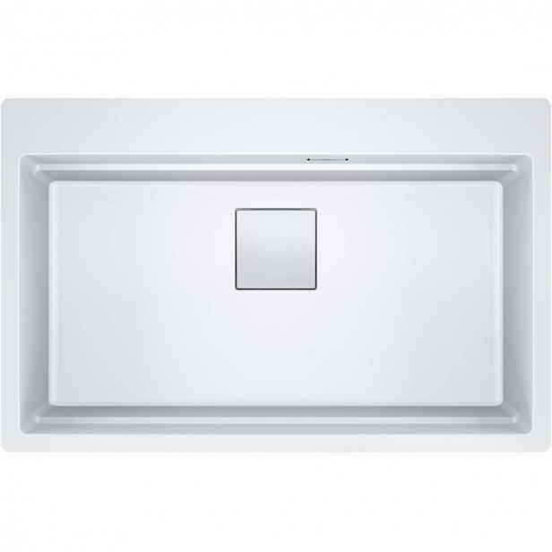 Franke Kubus 2 Pro - Fragranitový dřez KNG PRO 610-73, bílá-led 114.0751.863