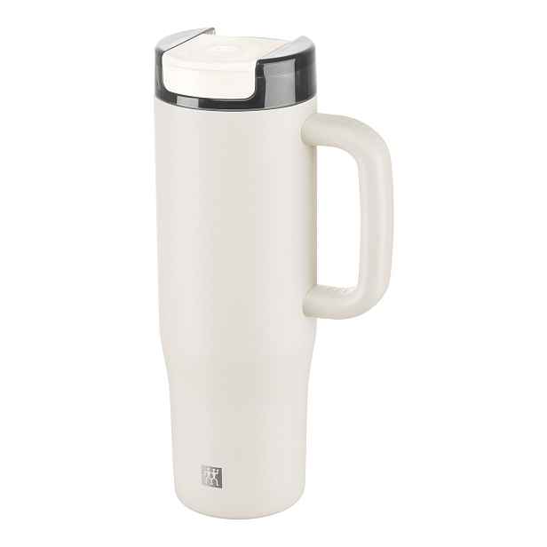 Zwilling Nerezový termohrnek s ouškem Thermo Plus, 0,9 l, krémová 1034342