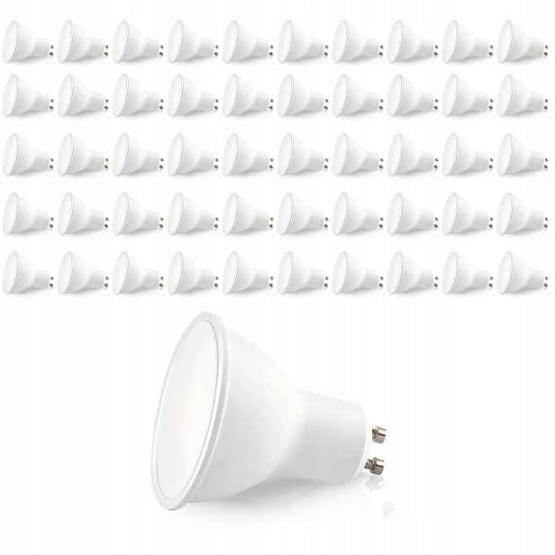Set 50 Kusů Led žárovka GU10 1W Neutrální Bílá 4000K Lls