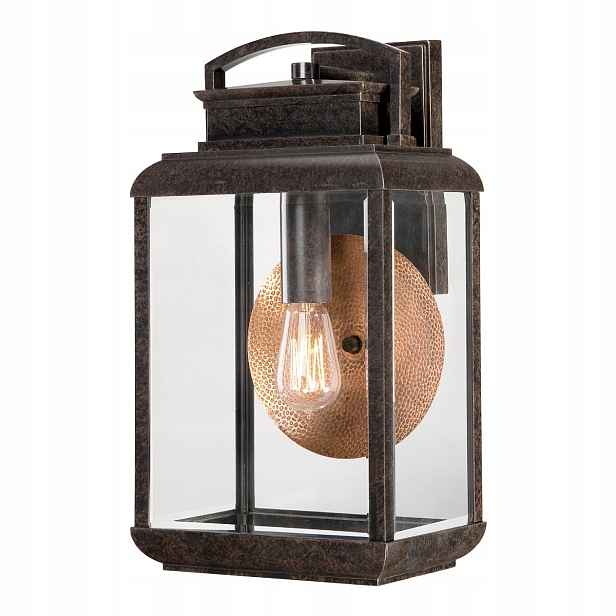 Venkovní nástěnná lampa Imperiální bronzová E27 60W Byron Quoizel