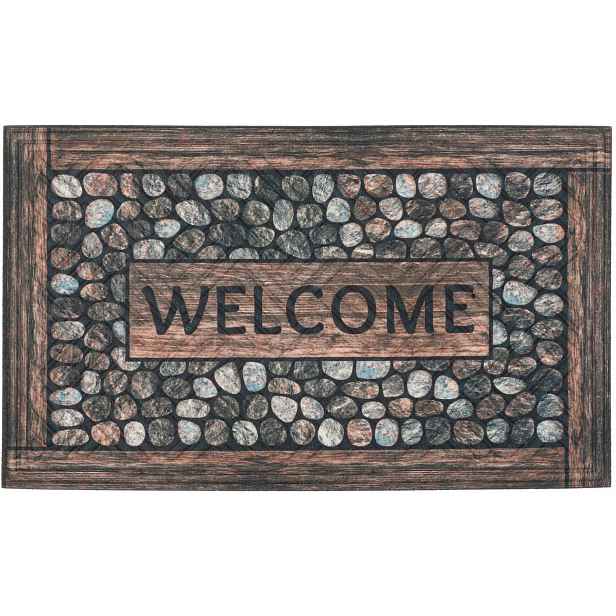 Multy home Rohožka LIMA Pebbles 45 x 75 cm, s potiskem MHEU5000158, 1 ks 5705.00.30