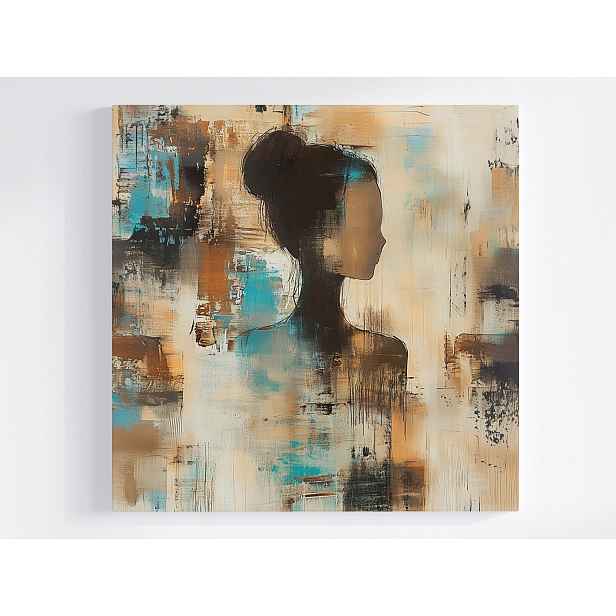 Obraz Na Plátně Canvas Abstrakce Postava Silueta Žena Profil 50x50