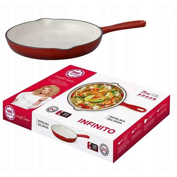 Pánev Mg Magda Gessler Litinová Smaltovaná 25 CM 1,3 L Plyn/indukce