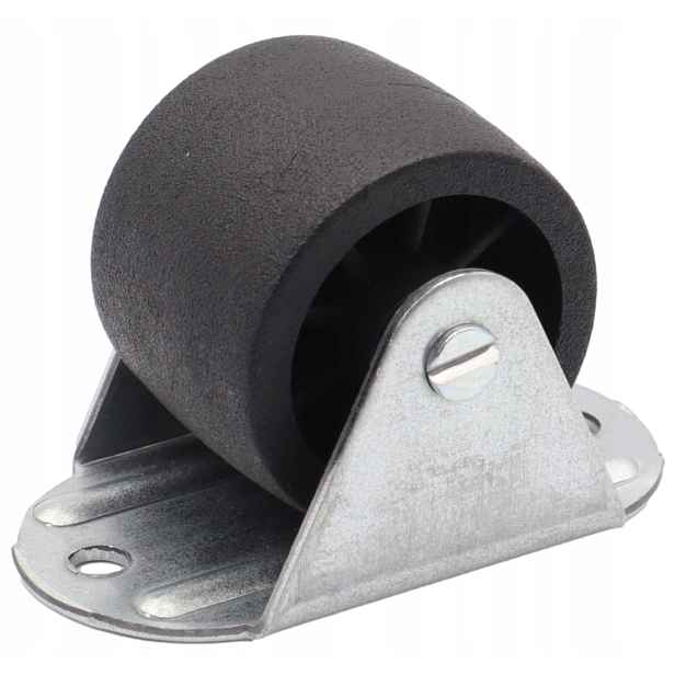 Kolečko nábytkové pevné kolečko H-32 mm černé