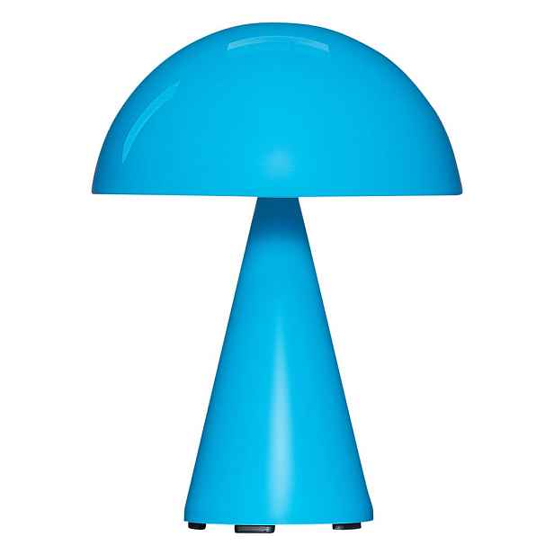 Modrá LED stmívatelná stolní lampa (výška 20 cm) Mush – Hübsch