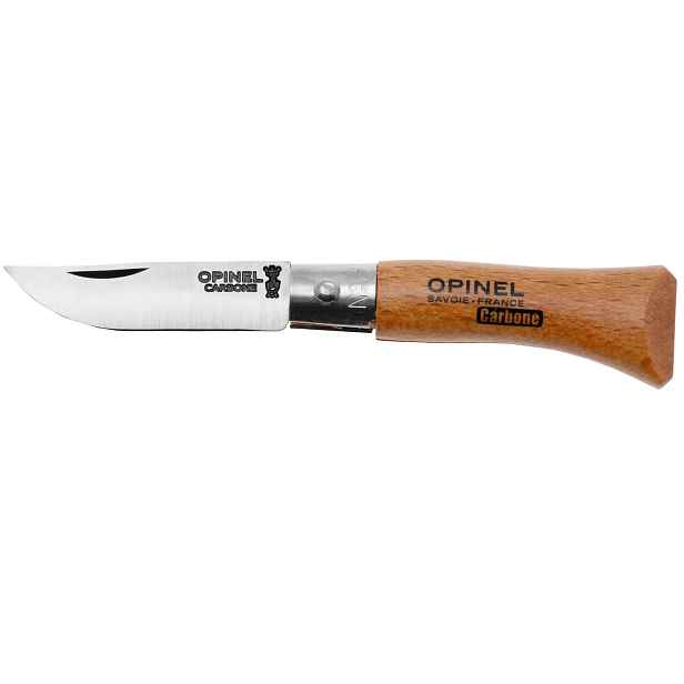 Opinel Zavírací nůž Carbon, VRI N°2 blistr, 3,5 cm 111020